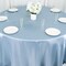 132" DUSTY BLUE Satin Round TABLECLOTH Wedding Party Table Linens